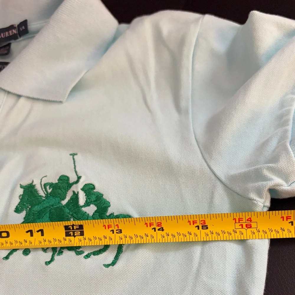 Ralph Lauren aqua polo