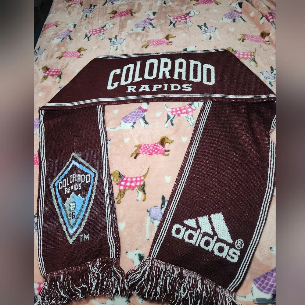 Adidas Colorado Rapids Budweiser Scarf 70 Inches