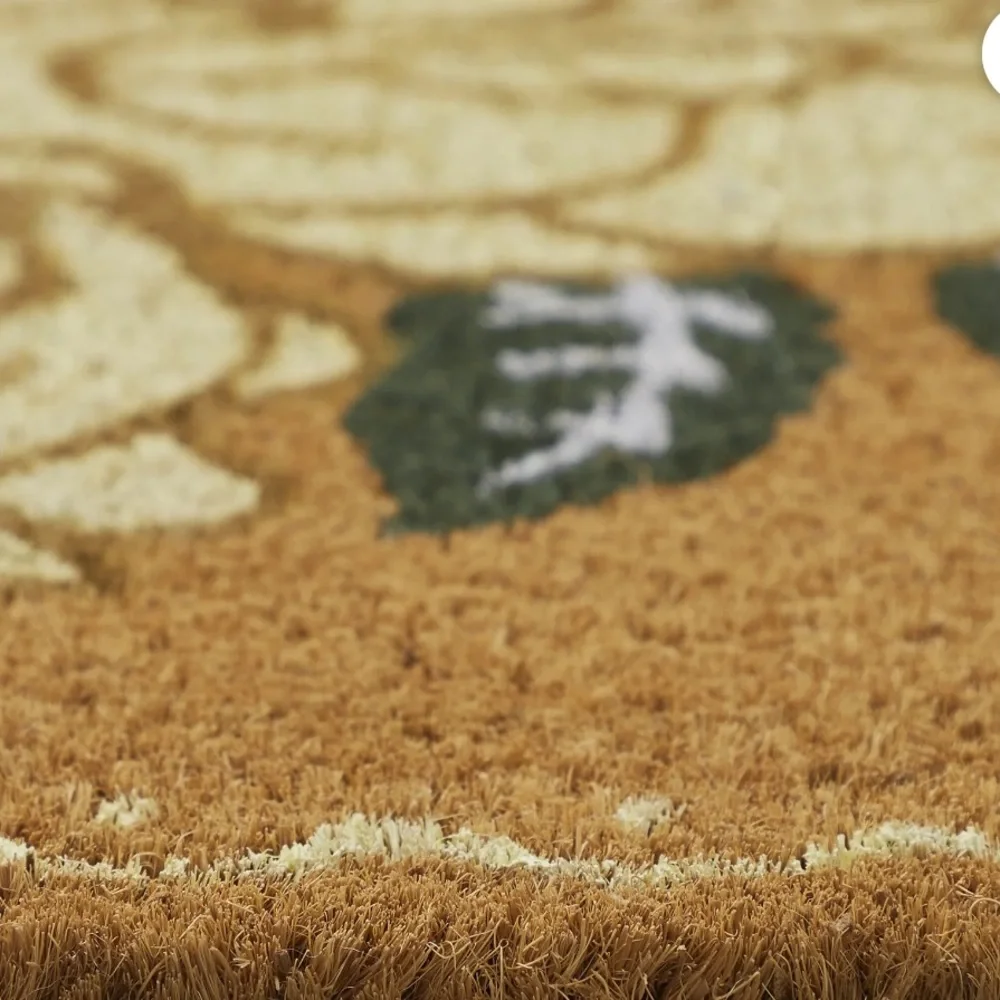 My Texas House Multi Dainty Rose Outdoor Coir Mat, 18”x30”