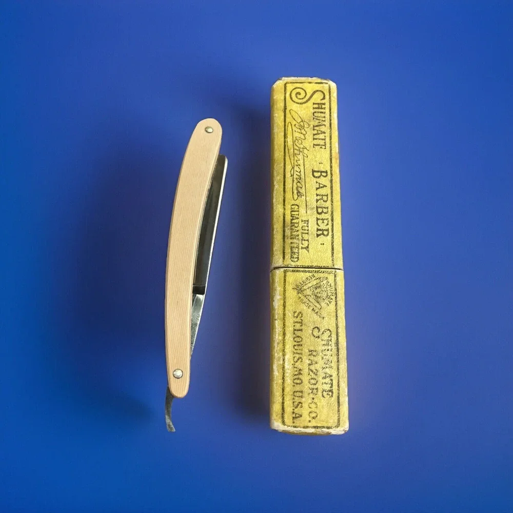 Vintage Shumate Razor Co. With Geo Rudolph German Straight Razor‎