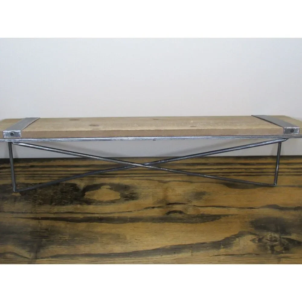 Glitzhome Decorative Ledge Floating Wall Shelf - Rustic Farmhouse Aesthetic