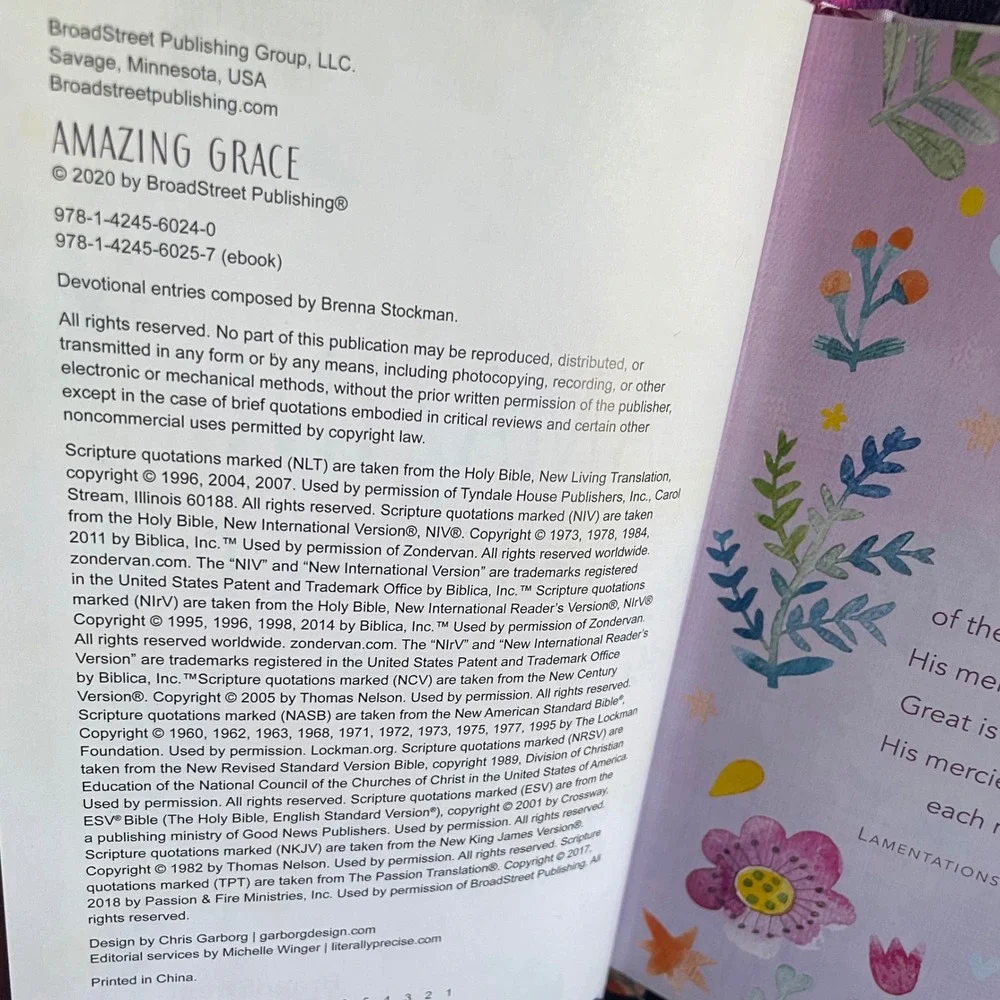 BroadStreet Publishing amazing grace