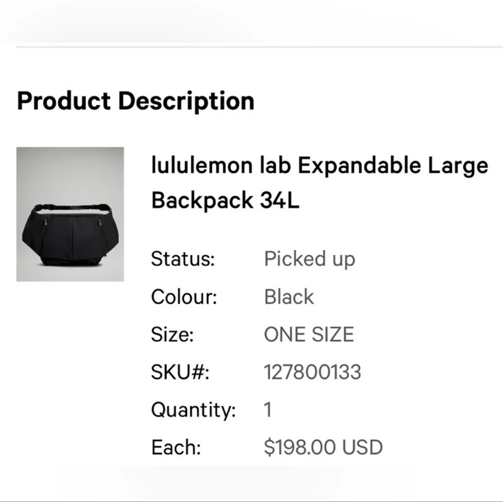 lululemon athletica never used