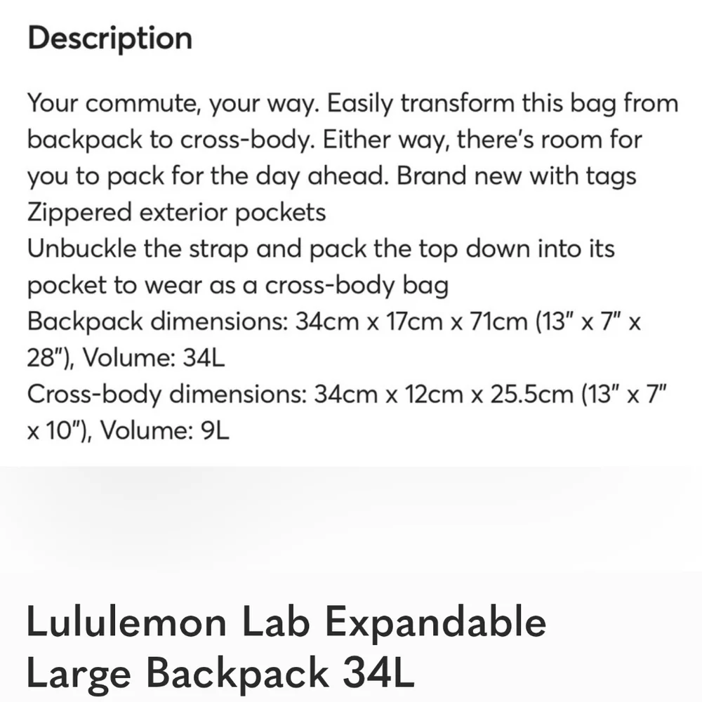 lululemon athletica never used