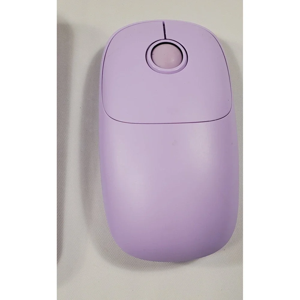Purple Seenda Wireless Bluetooth Keyboard Mouse Multi-Device Rechargeable SK73-3