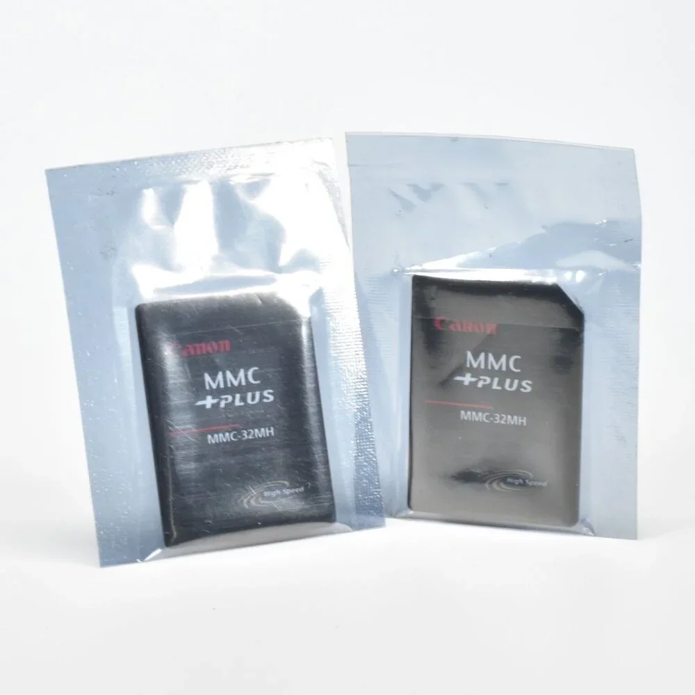 Canon 32MB MMC Plus Memory Card High-Speed MMC-32MH Qty 2 New Sealed