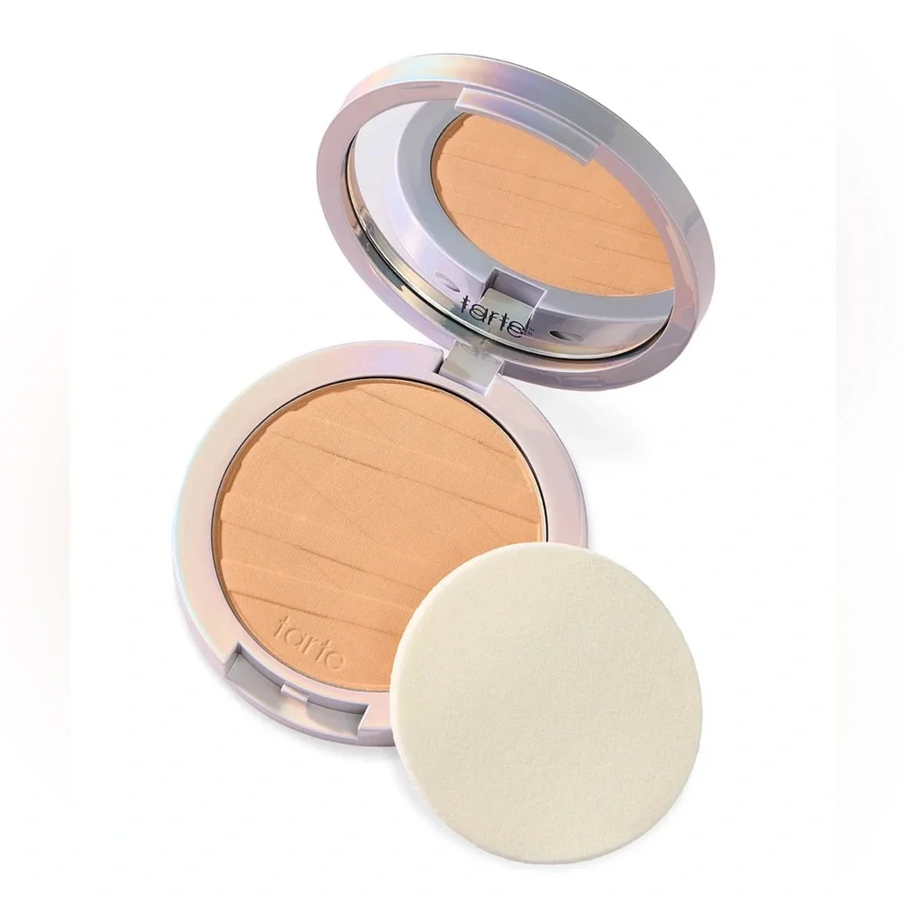 New! TARTE Shape Tape Pressed Powder in Medium Tan Honey