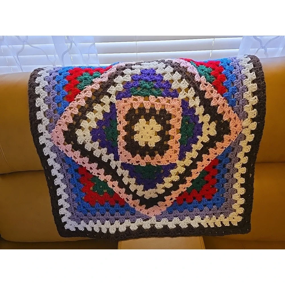 Handmade visible decorative #crochetafghan