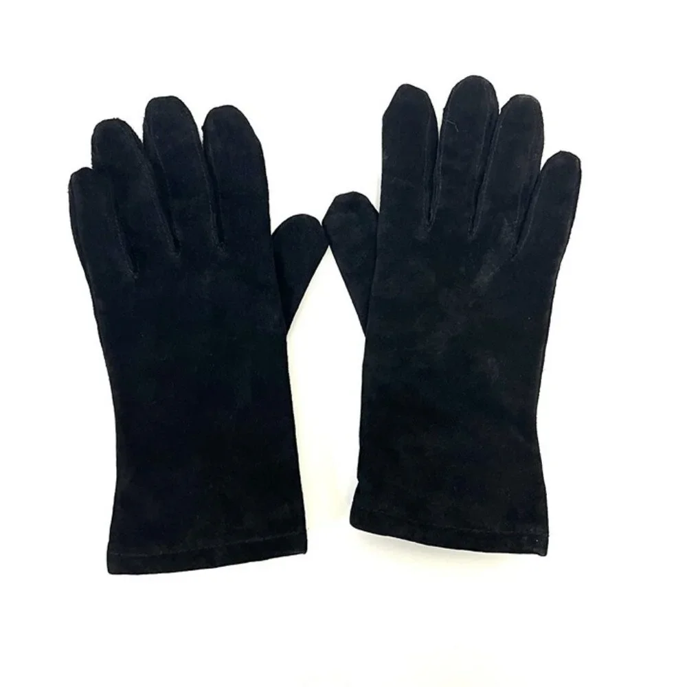 Women’s Grandoe Suede‎ Gloves Sz M Lined Driving Gloves Preppy Classy Retro