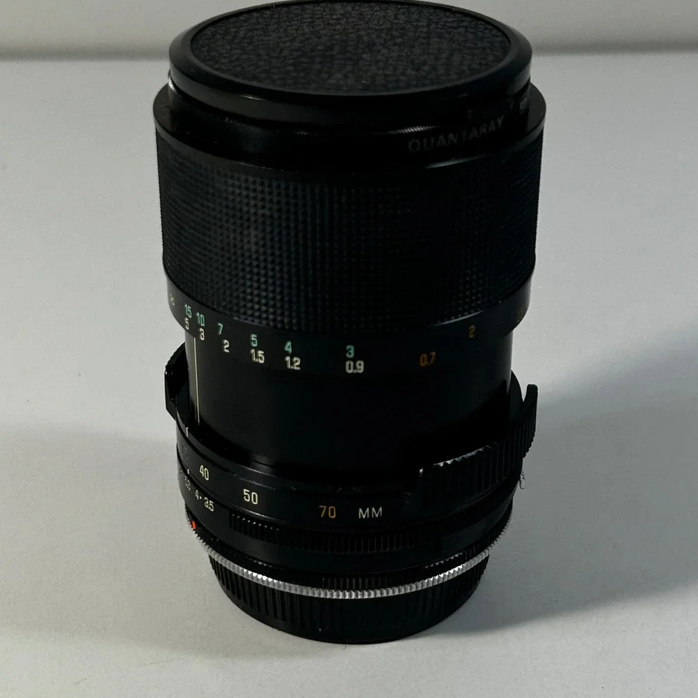 Quantaray 35-70mm f3.5-4.5 Macro Zoom Lens for Nikon AI Mount Japan 17A 58mm UV