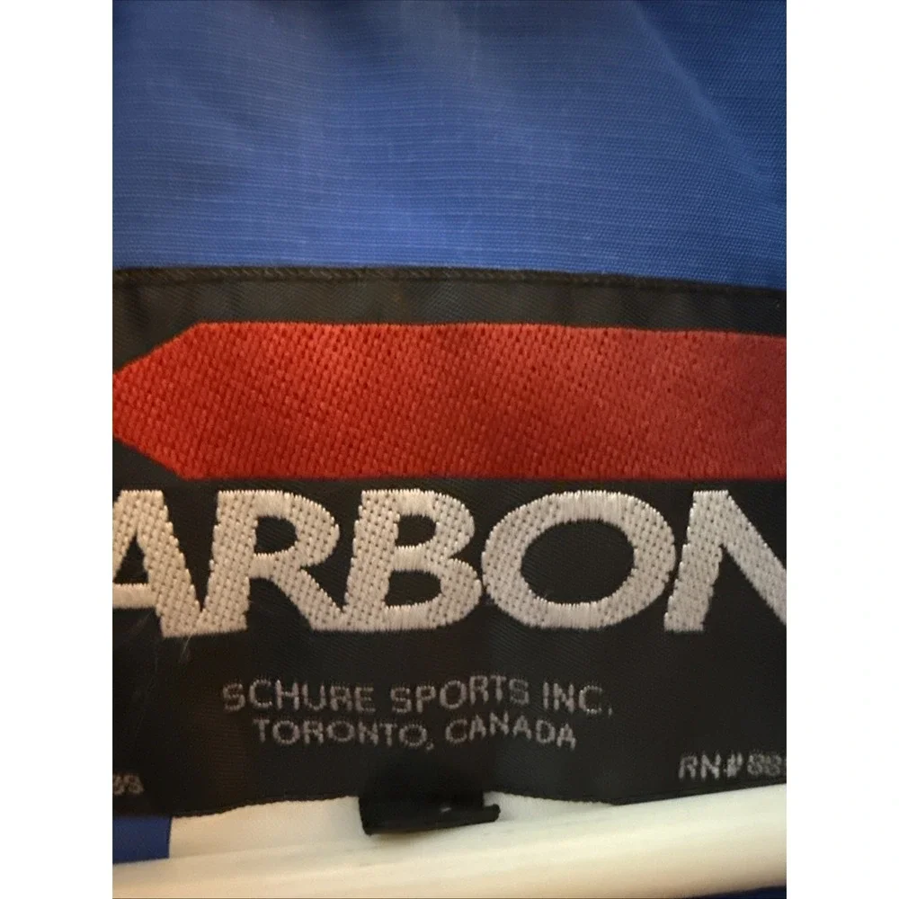 Karbon Kids Ski Snowboarding Jacket Blue Gray Hooded Sz 16‎ Winter Detach Hood