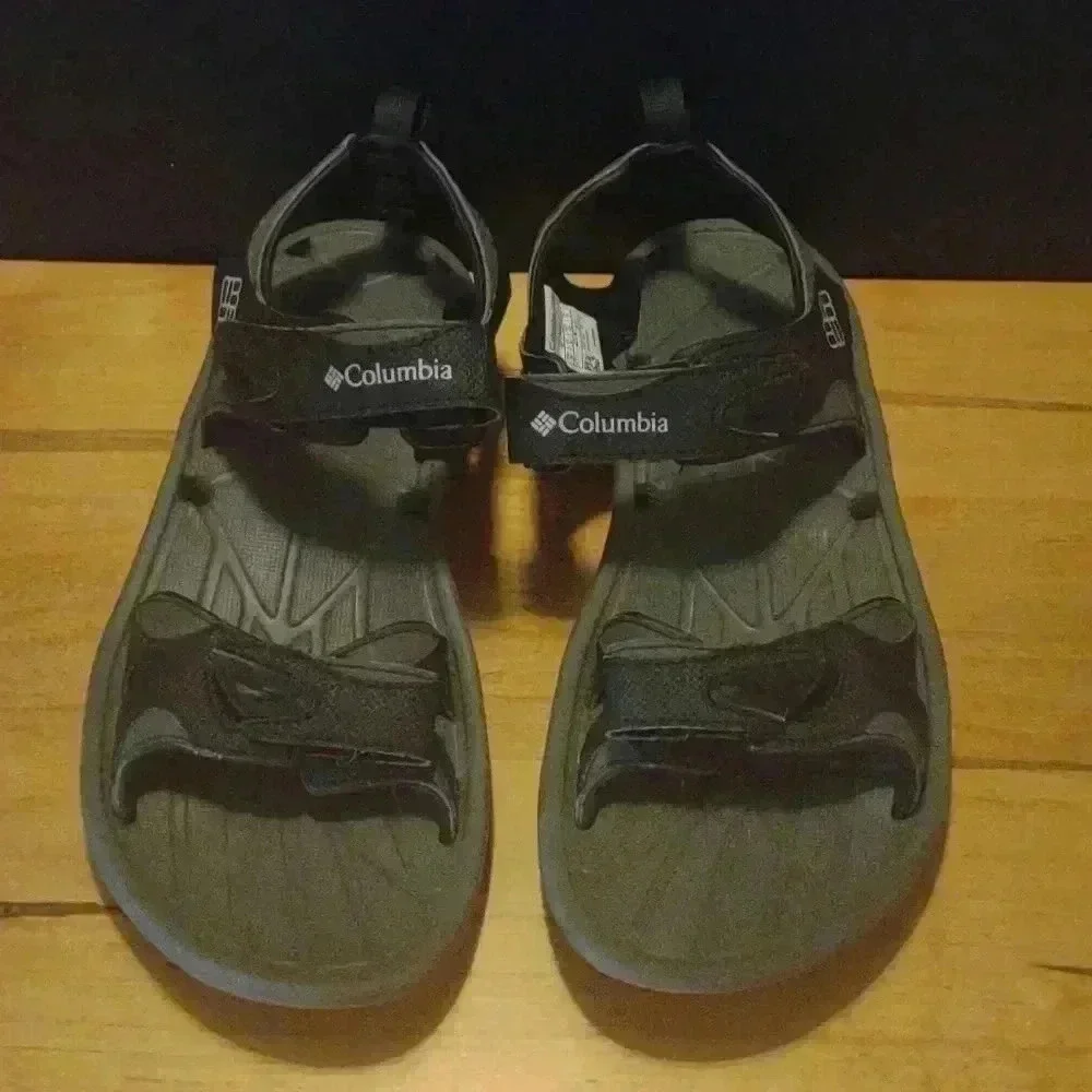 Men's Columbia‎ Thunder Rapids sport sandals gray/black size 9