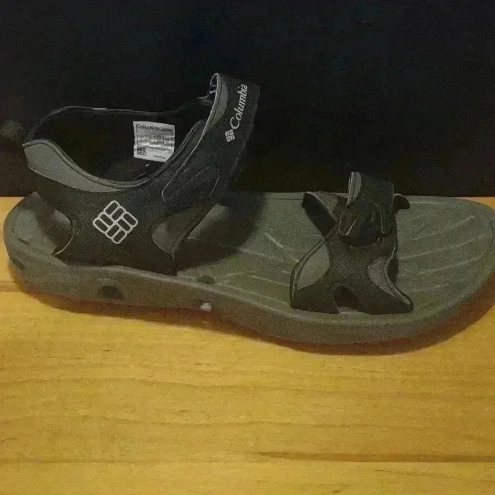 Men's Columbia‎ Thunder Rapids sport sandals gray/black size 9