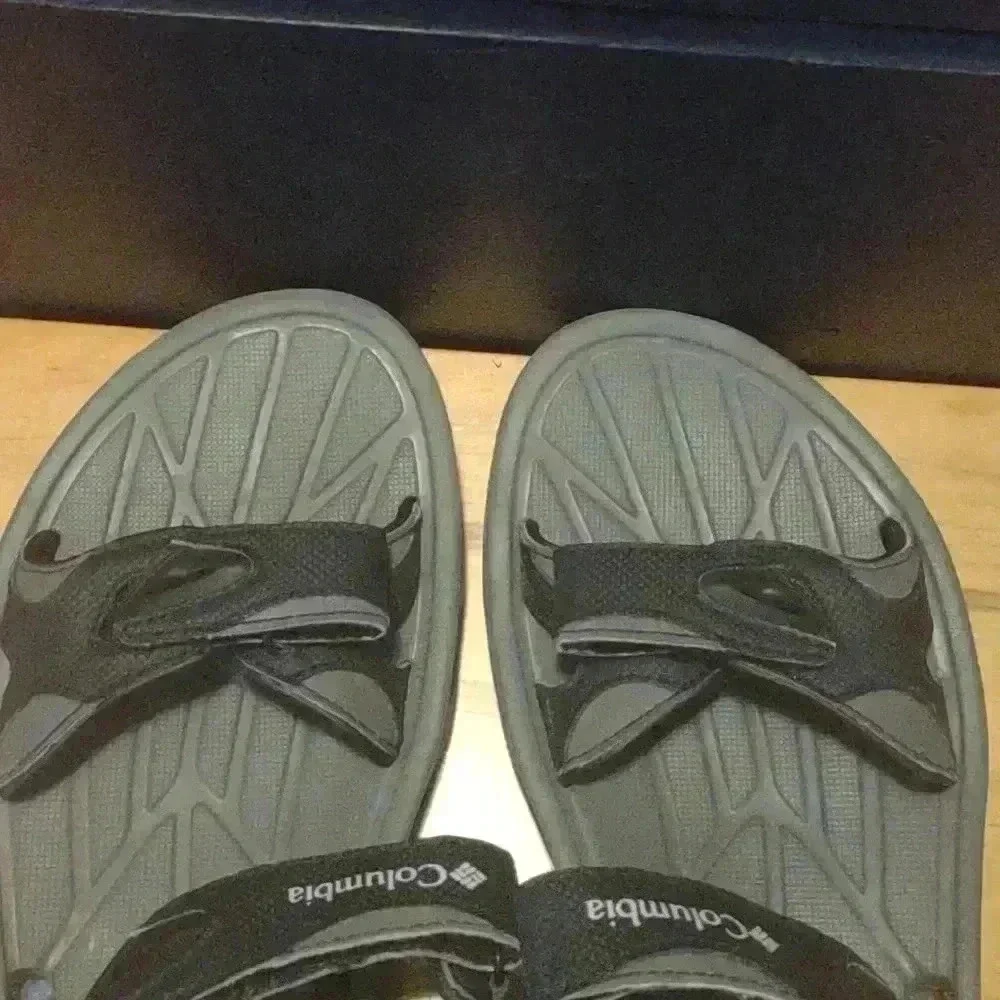Men's Columbia‎ Thunder Rapids sport sandals gray/black size 9