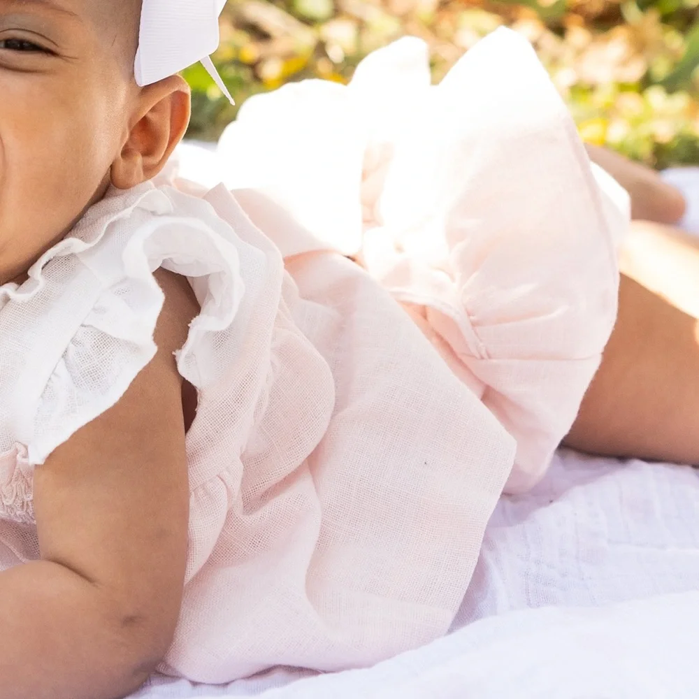Mayoral Pink and White Kids Dress