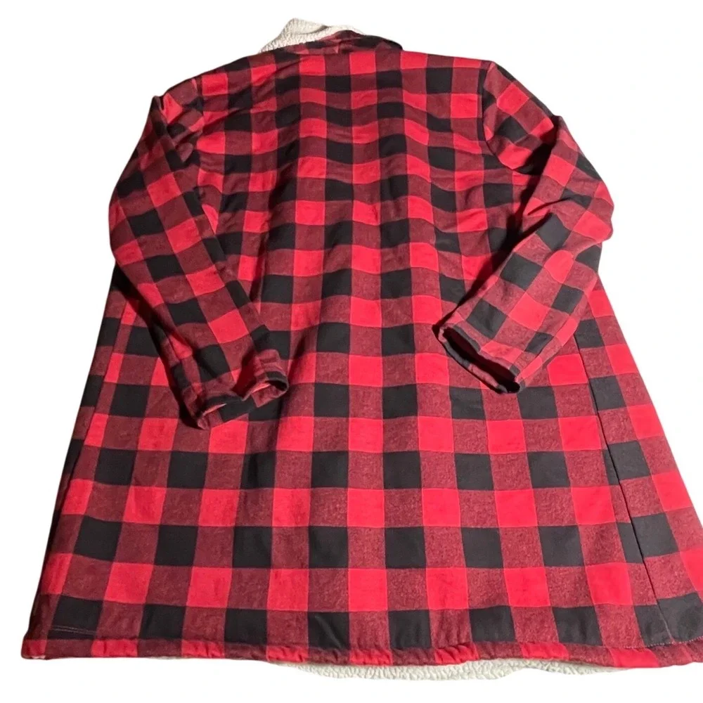 Eddie Bauer cozy plaid