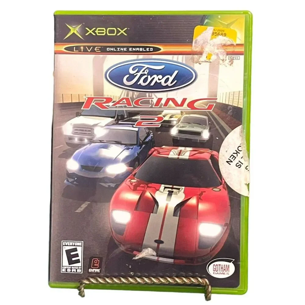 Ford Racing 2 (Microsoft XBOX) TESTED Complete Case Disc Book Video Game
