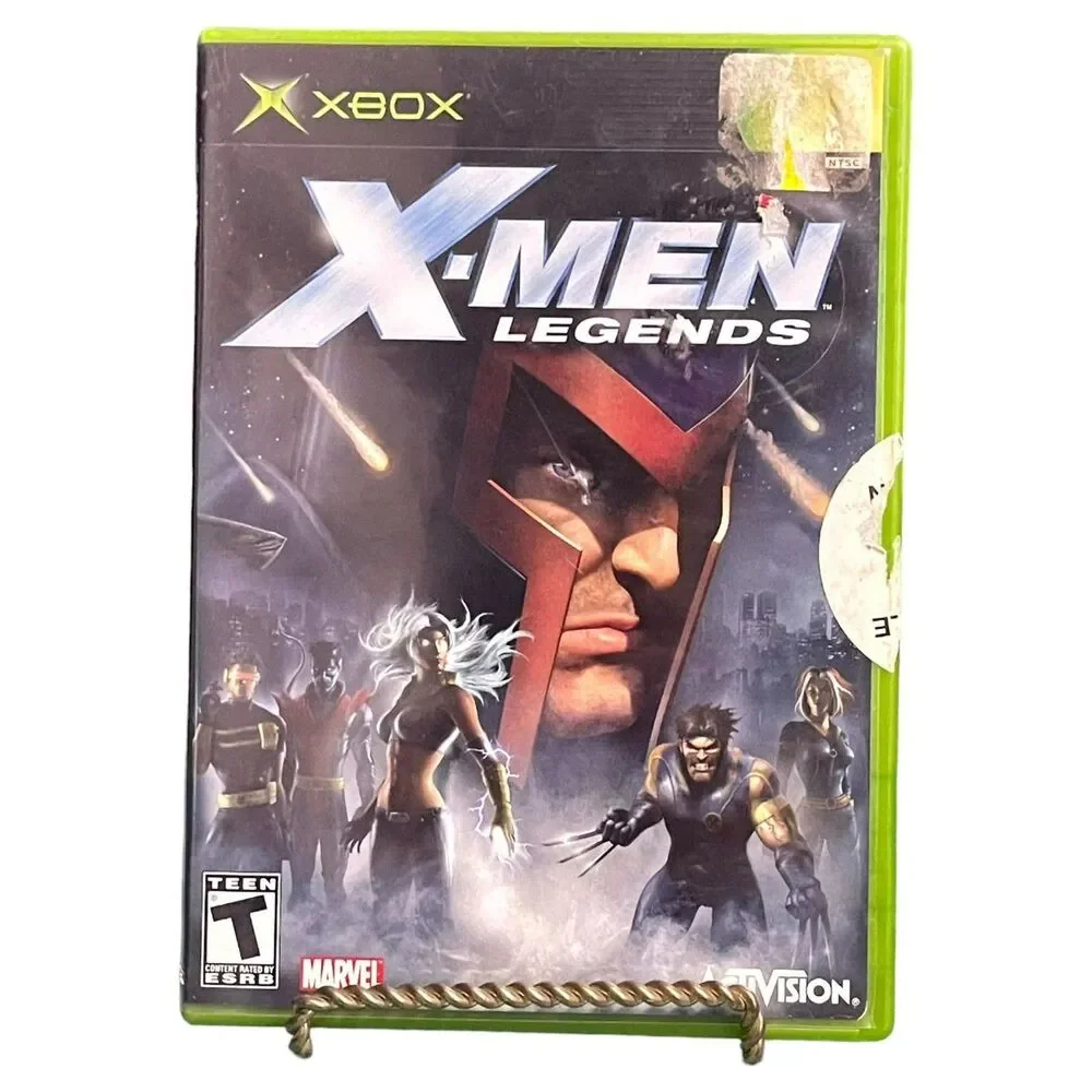 X-Men Legends (Microsoft XBOX) TESTED Complete Case Disc Book Video Game