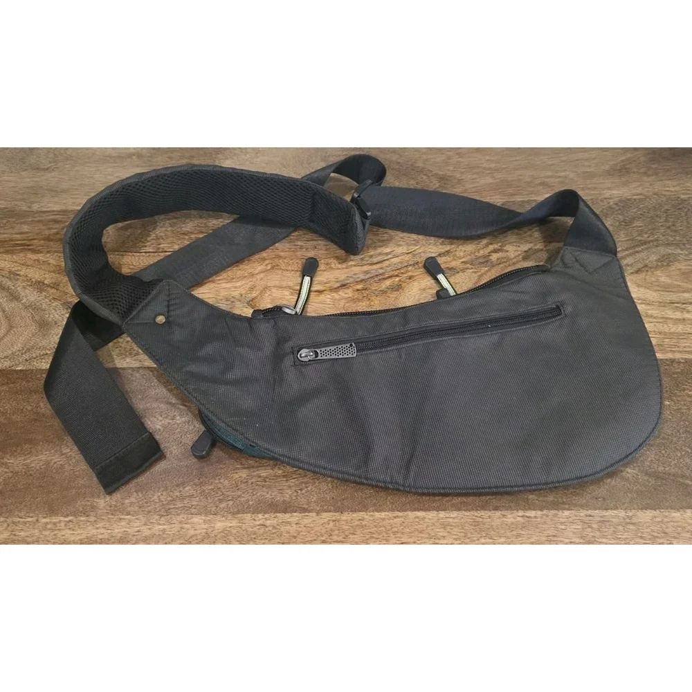 NICGID Sling Bag Chest Shoulder Backpack Crossbody Bags Casual Dark Green Teal