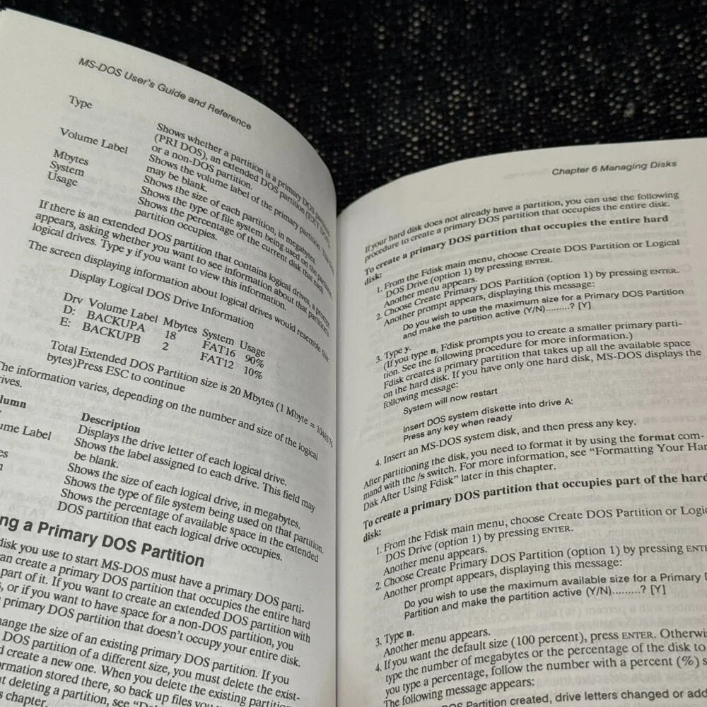 Microsoft ms dos