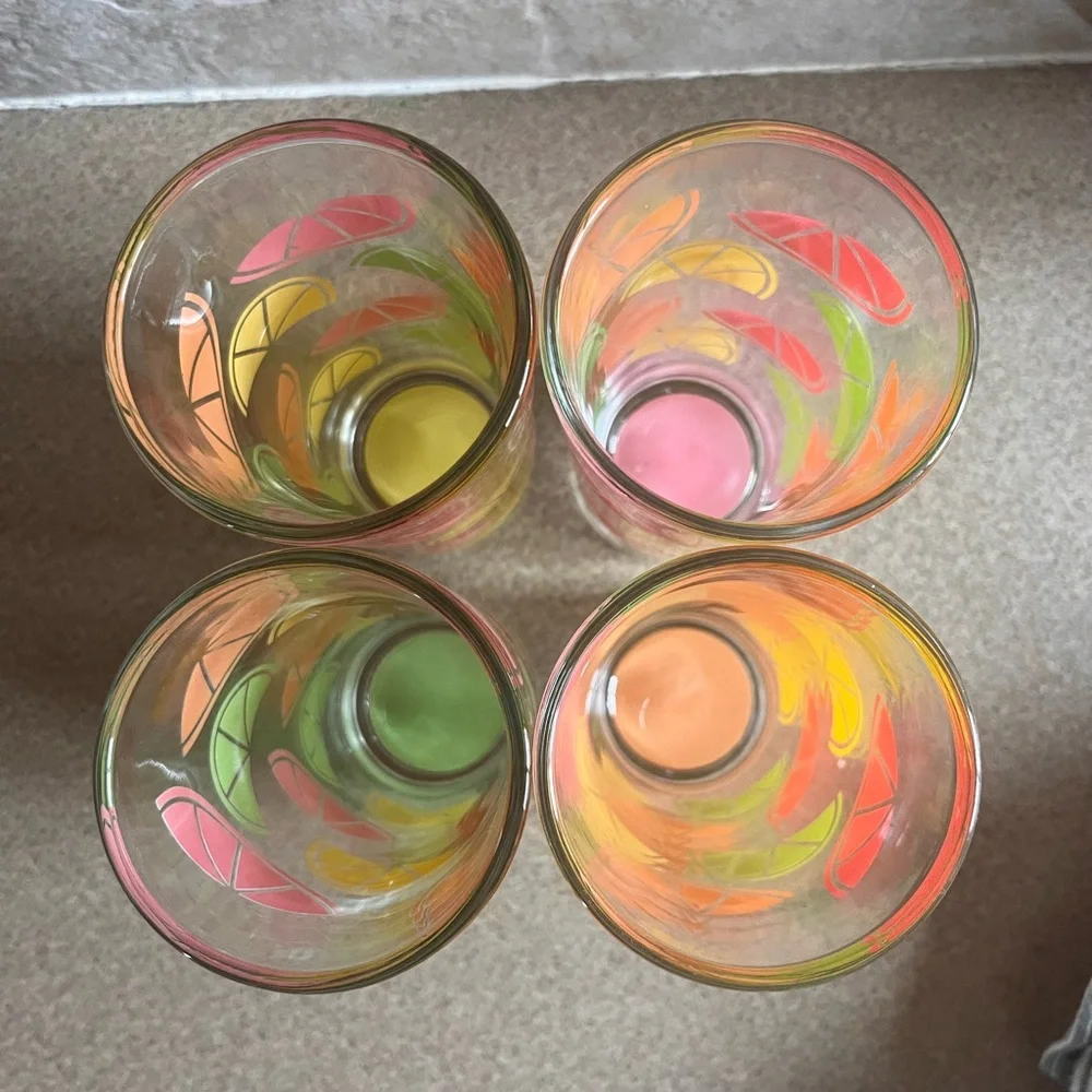 TMD Holding Mid Century Citrus Fruit Drinkware/Cups