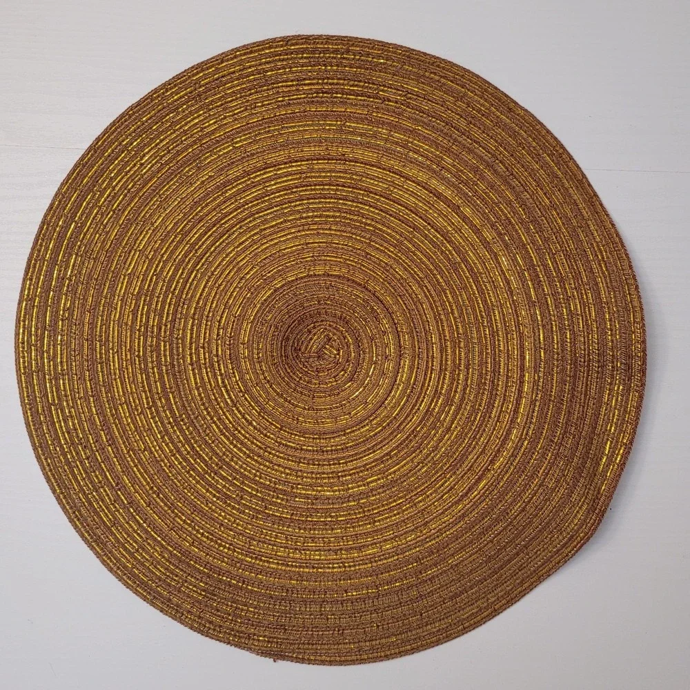 Set Of 4 Round Woven 15
