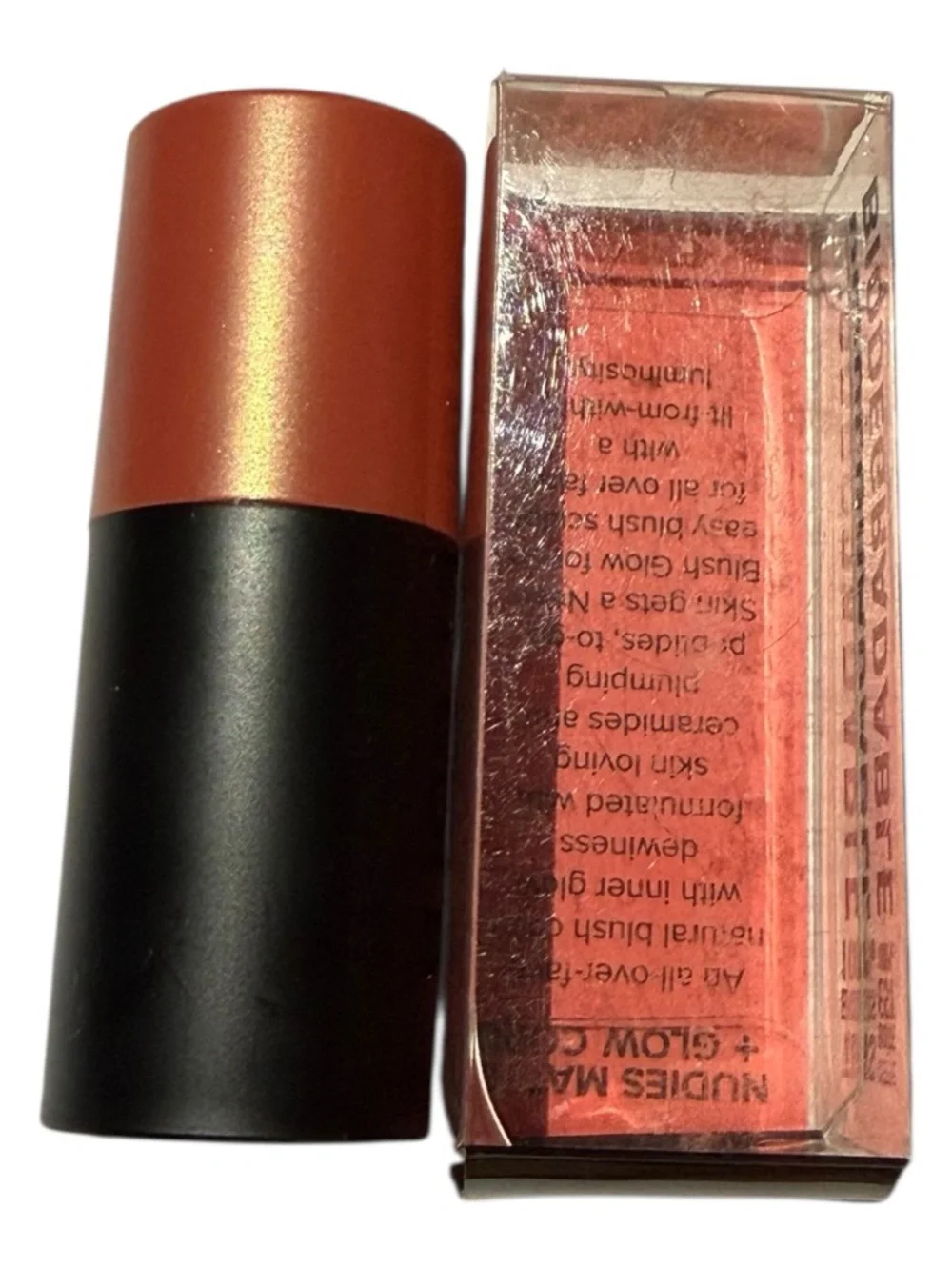 NUDESTIX Nudies Matte + Glow Core Sunset Gold Blush Stick Full Size NEW