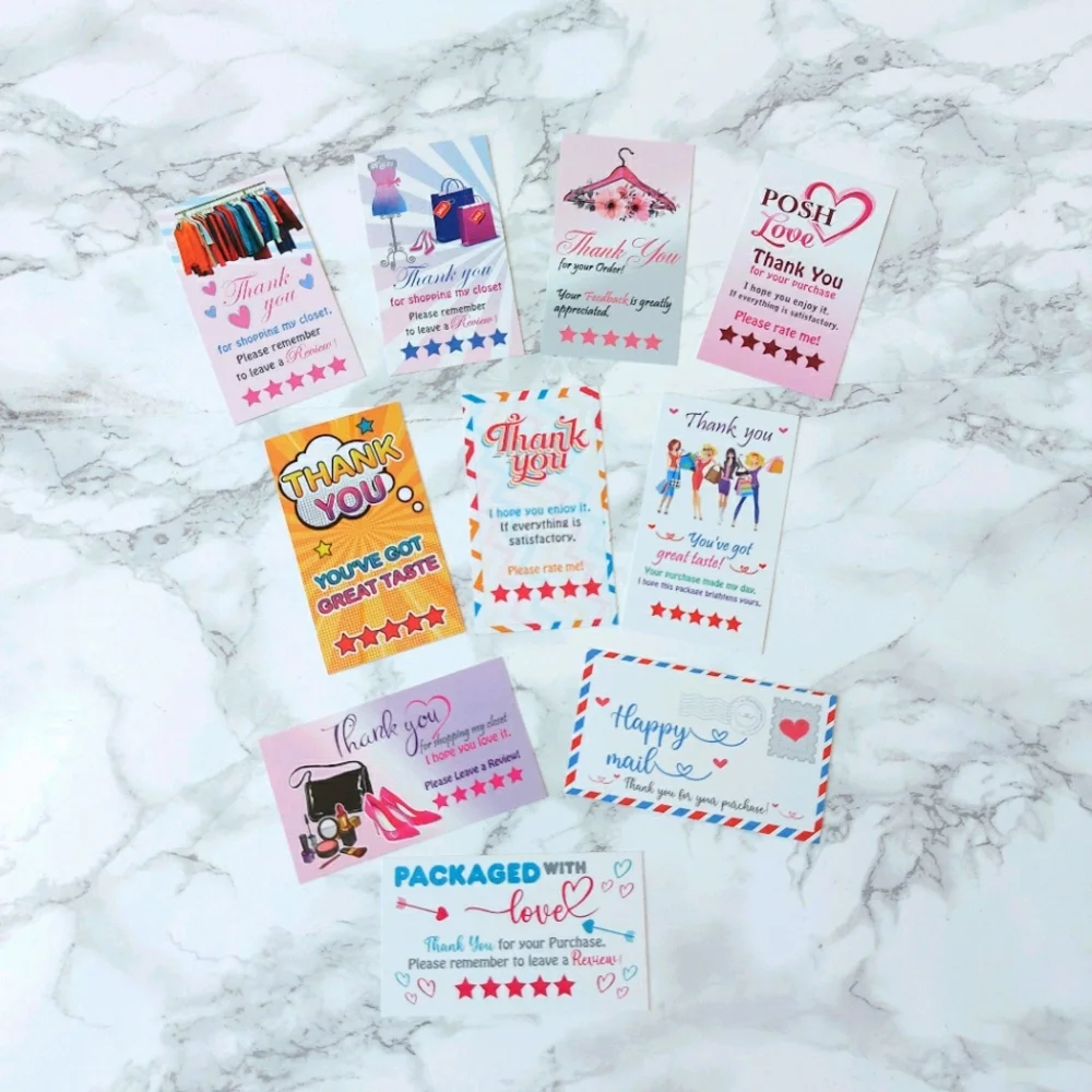 100 Thank You Cards