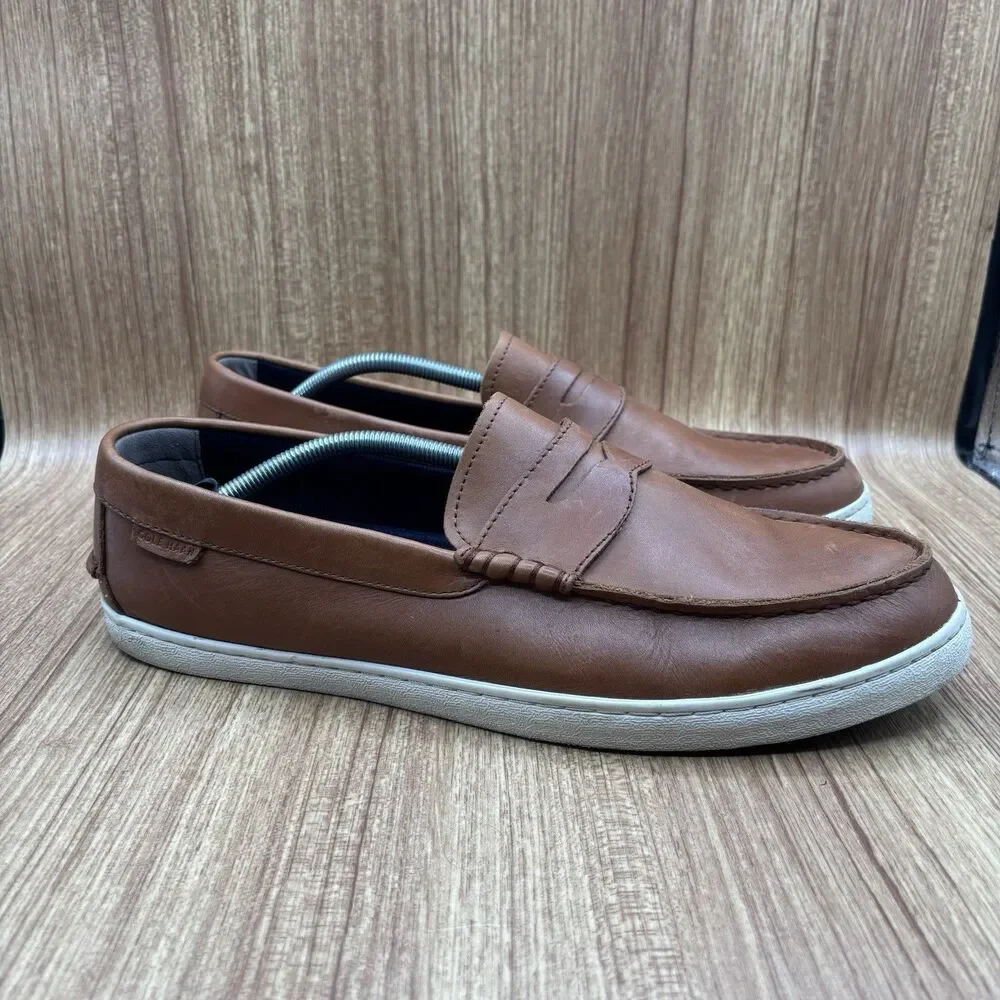 Cole Haan Nantucket Penny Loafer men’s shoes size 13 M Brown‎