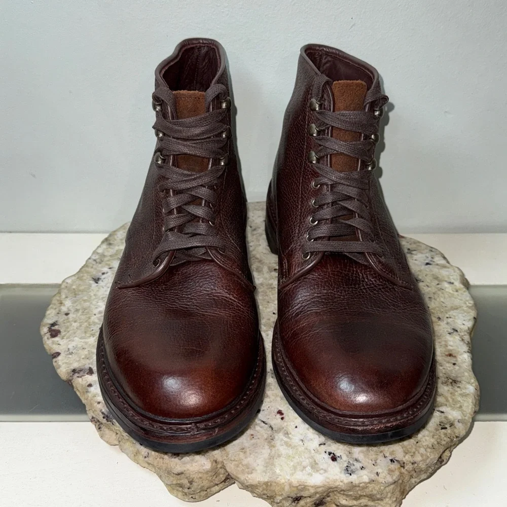Allen Edmonds Higgins Mill Weatherproof Mens Boot Burgundy Chromexcel Leather 9