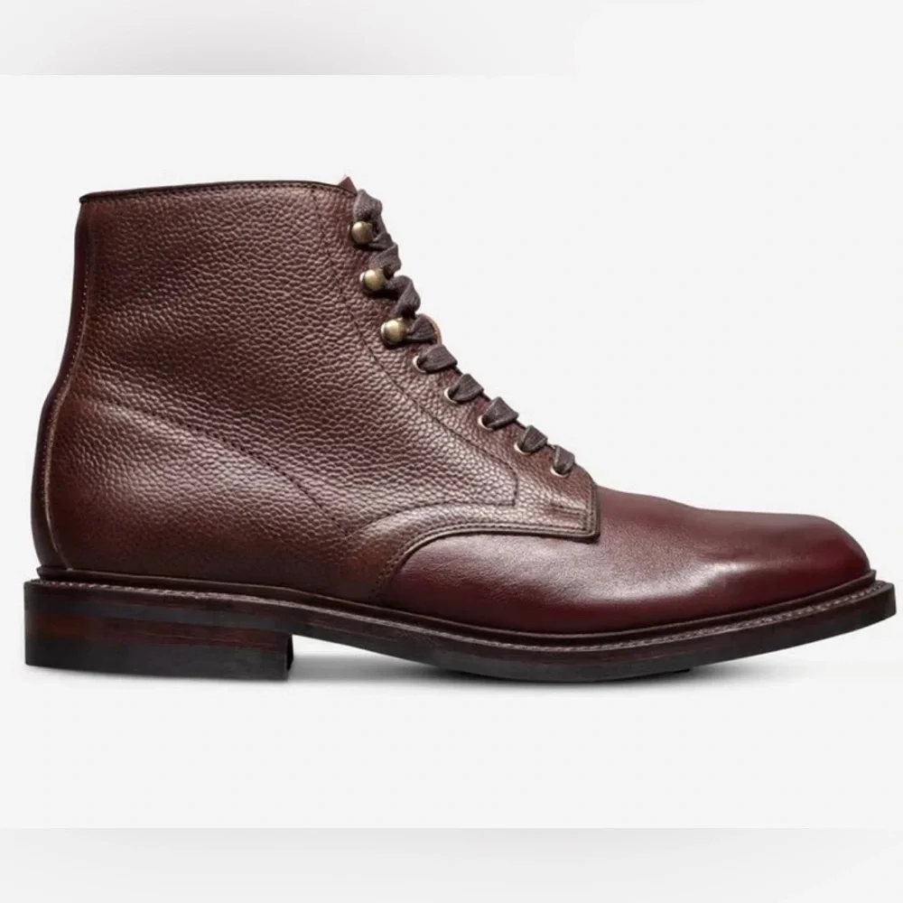 Allen Edmonds Higgins Mill Weatherproof Mens Boot Burgundy Chromexcel Leather 9