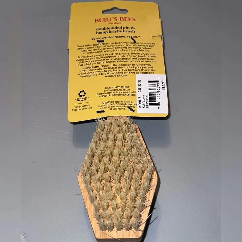 Burts Bees bristle brush