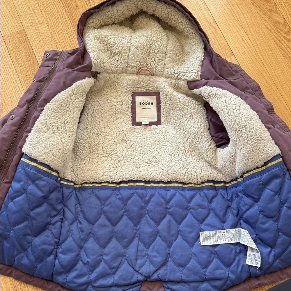 Mini Boden cozy hooded