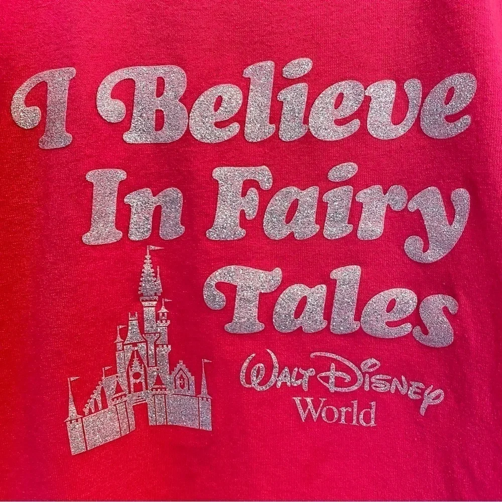Disney Parks Girl's Pink & Silver Glitter 