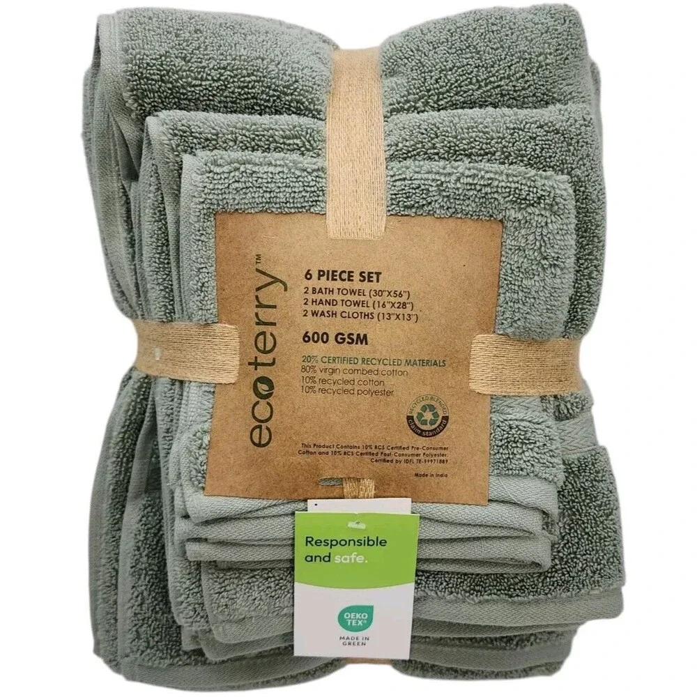 Ecoterry 6pc dusty