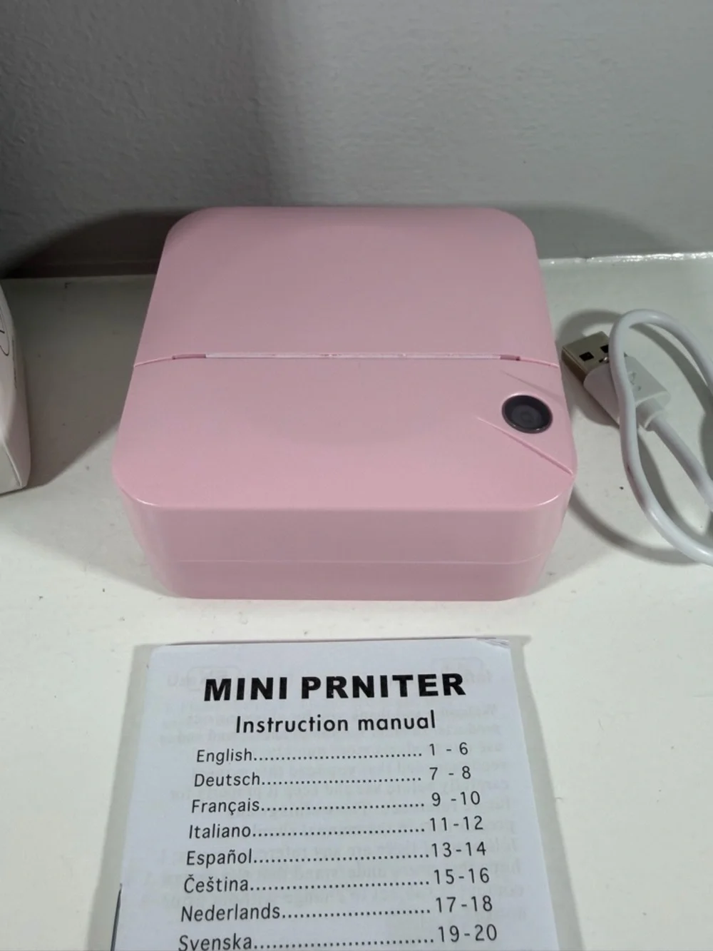 Source Unknown compact pink