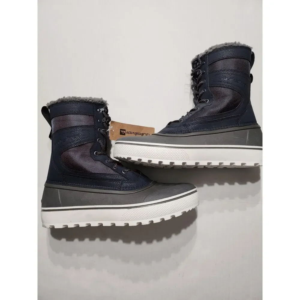 Men Sz 10 Quicksilver Winter Snow Boots Sub Zero Hi Multi Waterproof CQ10279M-DV
