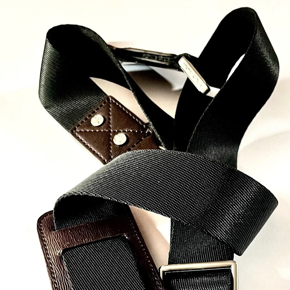 Robert Graham canvas leather