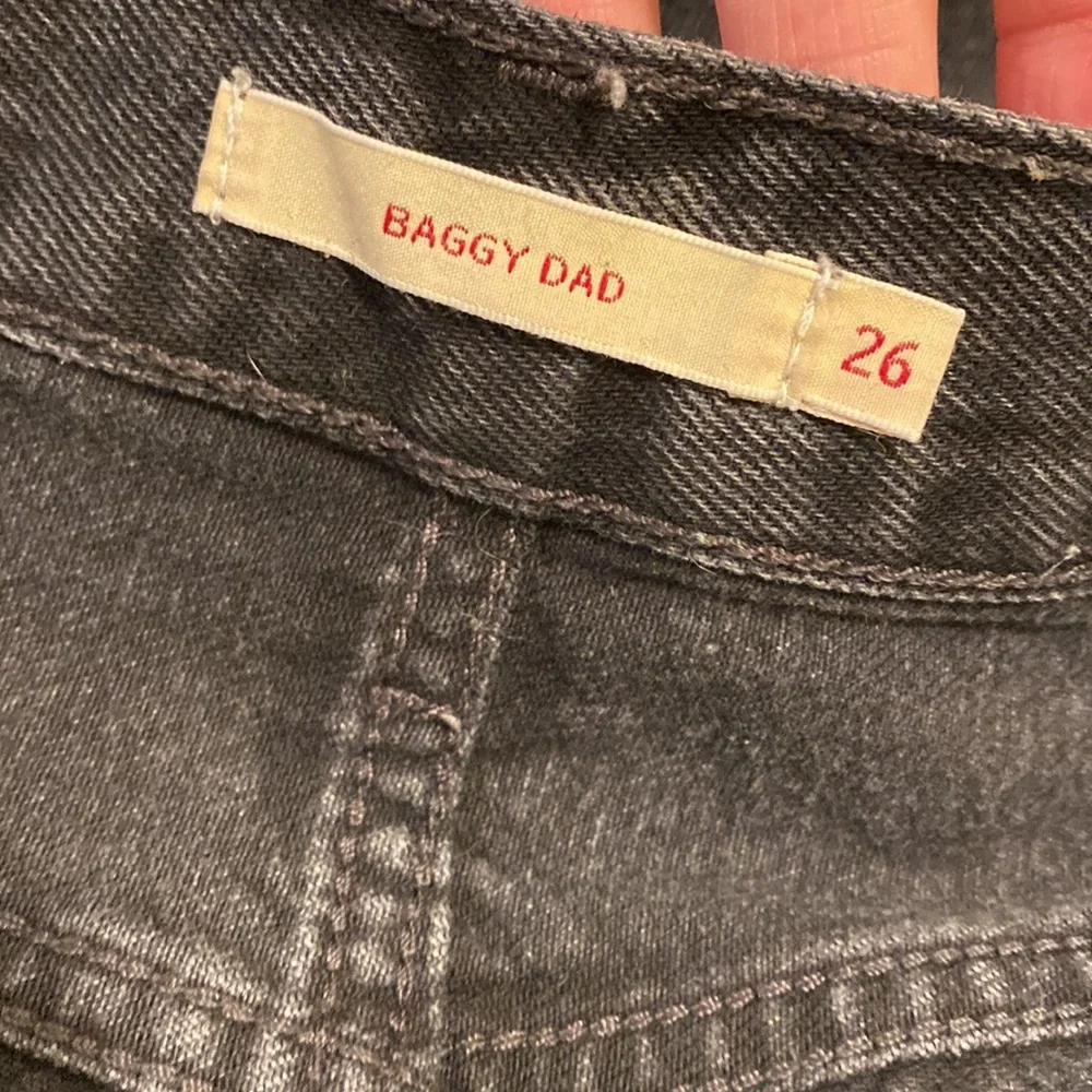 Levi’s Black Baggy Dad Women Jeans. Size W26 L30