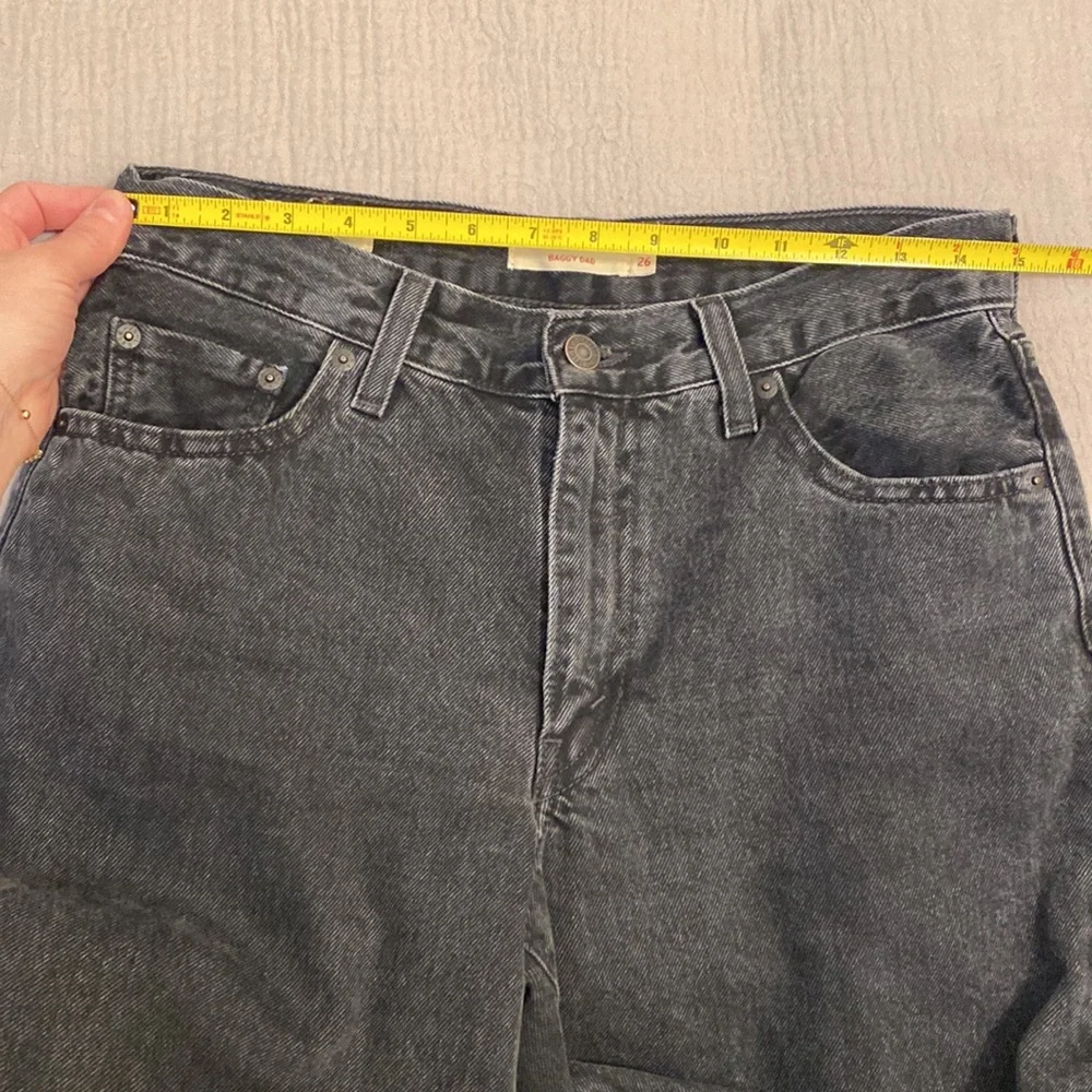 Levi’s Black Baggy Dad Women Jeans. Size W26 L30