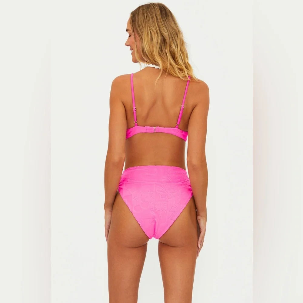 BEACH RIOT Highway Bottom Strawberry Stand Terry, Size Large , $98