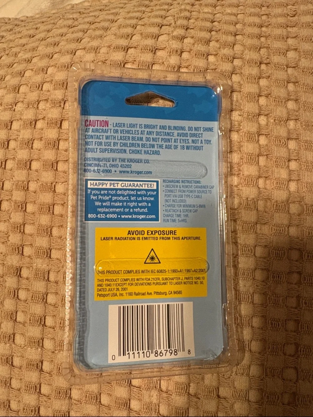 Pet Pride rechargeable pink