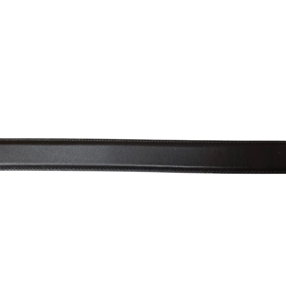 Allen Edmonds Wide Basic Dress Belt Dark Brown Calfskin USA 39507 Size 100/40
