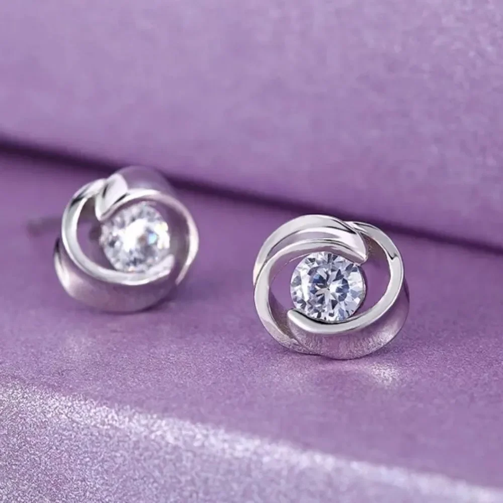 Elegant rose pedal earrings