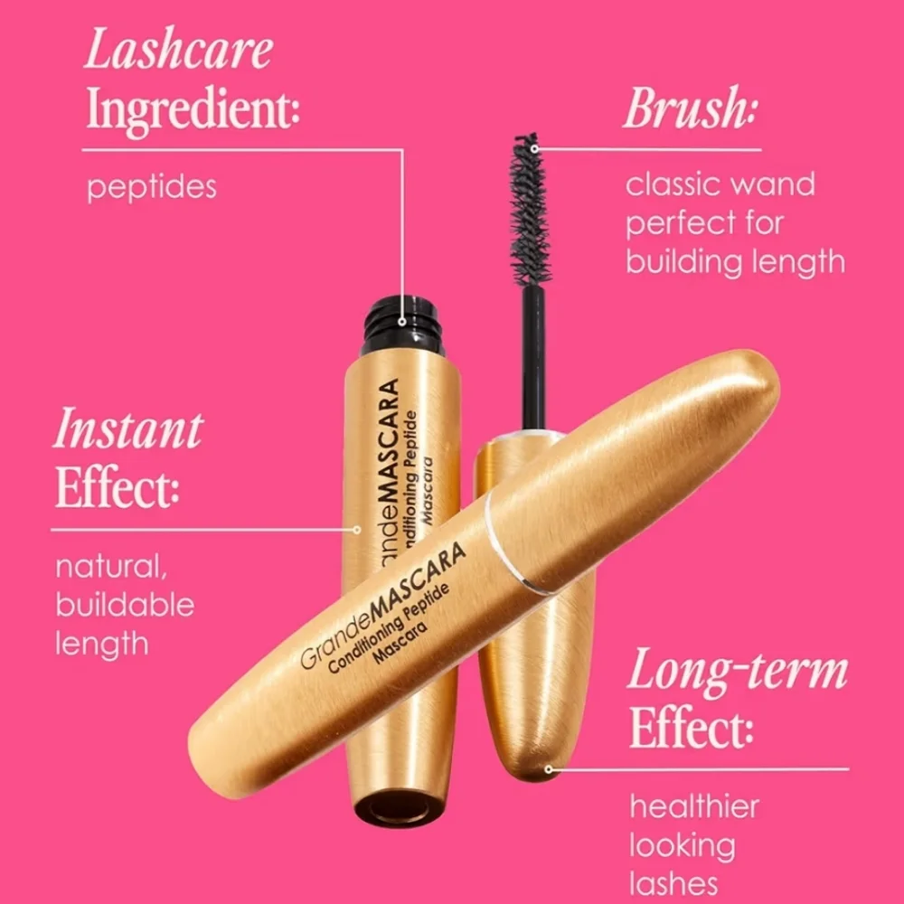 Grande MASCARA Conditioning Peptide Mascara Rich Black NWT