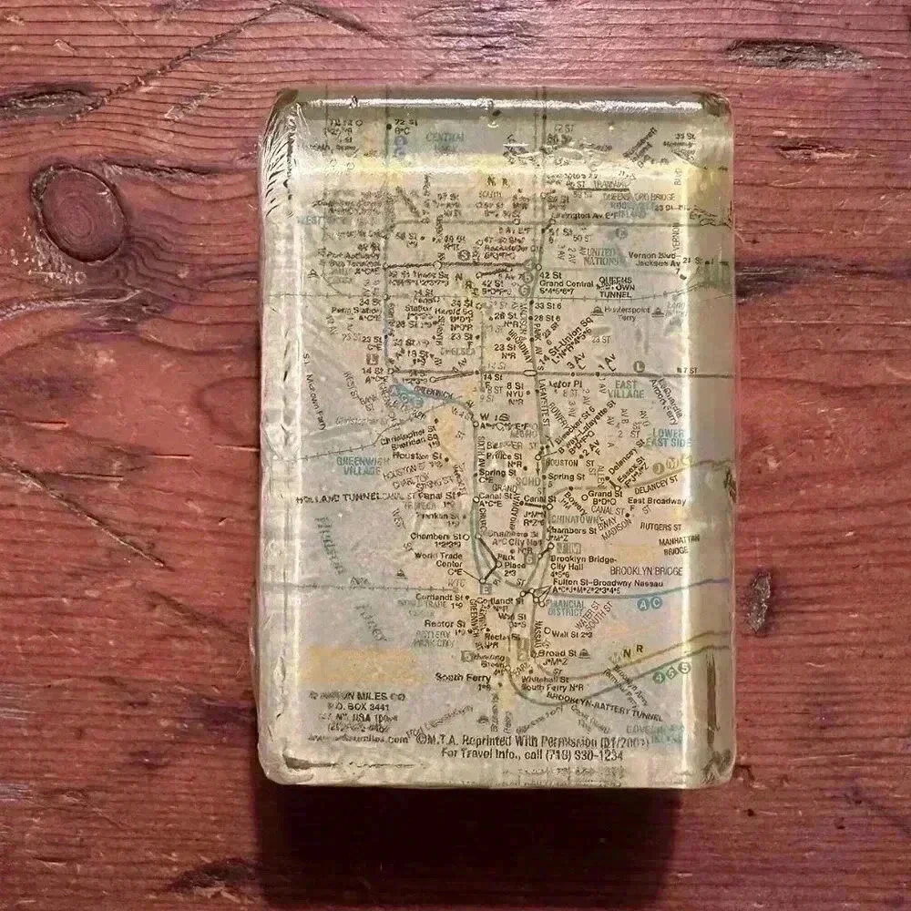 Bathology Manhattan Map Guest Soap NWT