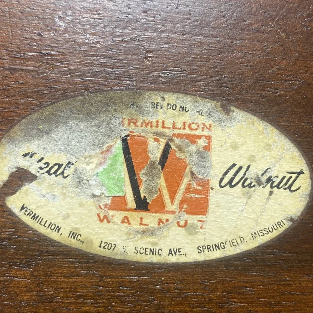 Vermillion vintage walnut