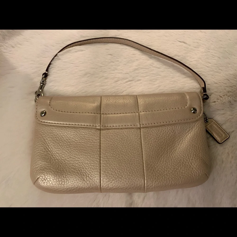 Coach leather shoulder