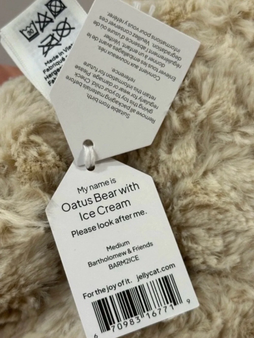 Jellycat soft fluffy