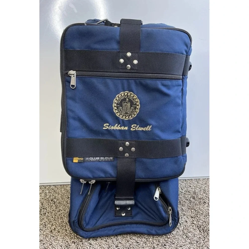 CLUB GLOVE PiggyBack II / 3 in 1 Detachable Rolling Duffel with‎ Backpack / Blue